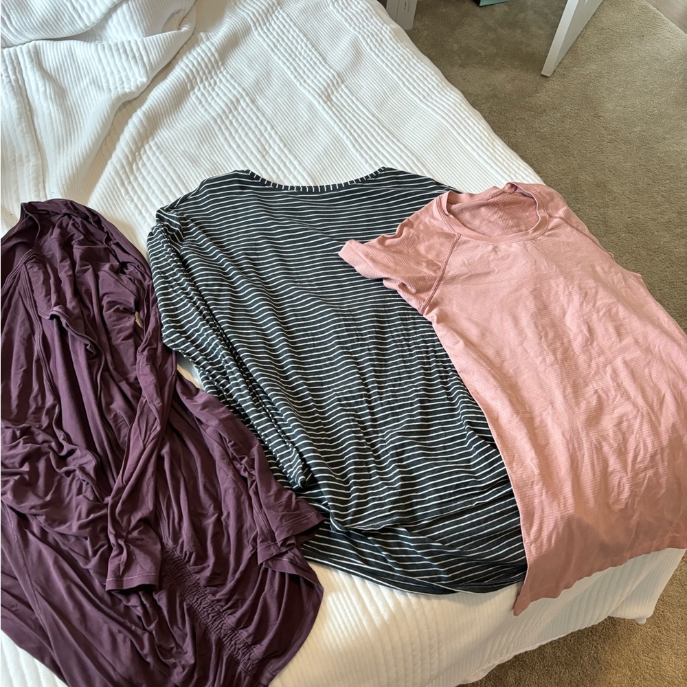 Lulu tops, all size 6